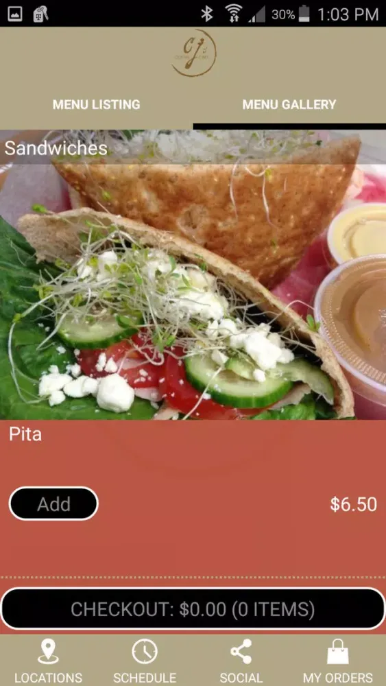 CJ's Coffee Cafe سکرین شاٹس